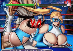 1boy 1girls alternate_ass_size alternate_breast_size asian asian_female asian_male ass bear big_ass big_breasts big_butt blonde_hair blue_eyes boots cum cum_in_pussy cum_inside cumdrip defeated dialogue doggy_style erolady female from_behind_position gameplay_mechanics gloves grabbing grabbing_from_behind hair hair_grab hand_on_hair health_bar hp_bar huge_ass huge_breasts huge_butt k.o. karate leather leather_boots leather_gloves mask masked movement movement_lines rainbow_mika ryu_(street_fighter) semen semen_on_ass semen_on_body straight street_fighter street_fighter_v swimsuit twintails uniform wrestling wrestling_ring yellow_hair