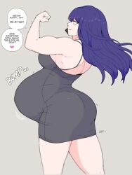 alternate_version_available becca_(jakejaccobus) big_ass jakejaccobus pregnant strong_woman