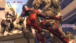 1boy 1girls 3d comic dialogue female female_human female_spartan_(halo) halo_(series) hand_on_arm human interspecies lifting_leg male male/female male_dominating male_penetrating male_penetrating_female male_sangheili_(halo) muscular_male punishment rape rough_sex sangheili sex sex_slave spartan_(halo) straight strangersfm voyeurism