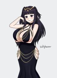 alternate_costume breasts female female_only fire_emblem fire_emblem_awakening modakawa_dress nintendo sixtybuzzer solo tharja_(fire_emblem)