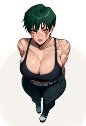 absurd_res ai_generated female_only full_body hi_res jujutsu_kaisen posing_for_picture tagme zenin_maki