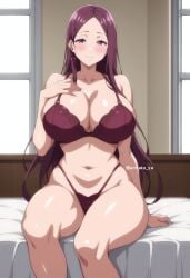 1girls ai_generated arisato_yu big_breasts female_only sasaki_yukina solo solo_female tagme