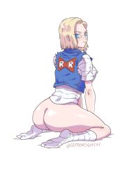 android 18 from dragon ball by crimsonsqueeze