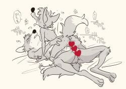 br'er_fox disney fox furry male/male pleasure_face robin_hood_(character) robin_hood_(disney) song_of_the_south yaoi