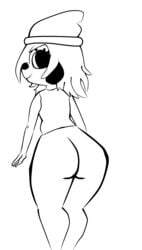 black_and_white large_ass long_hair parappa parappa_the_rapper parappa_the_trappa pawg