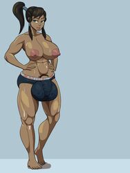 1futa abs absurdres areolae avatar_legends balls big_penis breasts bulge dark-skinned_futanari dark_skin dickgirl erection_under_clothes futa_only futanari highres huge_balls huge_testicles korra muscles muscular muscular_futanari nightpickle nipples penis penis_under_clothes pubic_hair smooth_skin solo solo_futa testicles the_avatar the_legend_of_korra thick_thighs underwear water_tribe wide_hips