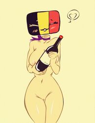 belgian_flag belgium belgium_(countryhumans) countryhumans countryhumans_girl flawsy holding_object personification tagme