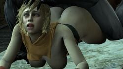 3d anal crossover eastern_and_western_character female heather_mason human male outlast pale_skin prone_bone rape red_barrels silent_hill silent_hill_3 tagme walrider wristwear