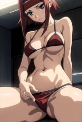 ai_generated blue_eyes blush code_geass female kallen_stadtfeld red_hair stable_diffusion