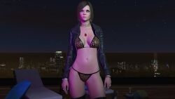 bikini bikini_bottom bikini_top cheetah_print grand_theft_auto grand_theft_auto_v gta5 gta_5 gta_pedestrians gta_v gtav leapord_print leather leather_clothing leather_jacket lingerie lingerie_bra lingerie_panties los_santos mod model natalia_zverovna night night_sky npc pinup rockstar_games russian russian_girl showcase showcase_outfit thong