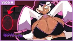 1girls big_breasts black_garlic_cookie bra breasts christmas christmas_tree cookie_run fromariels huge_breasts solo tagme thick_thighs thumbnail voluptuous