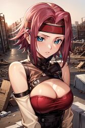 ai_generated blue_eyes blush code_geass female kallen_stadtfeld red_hair stable_diffusion