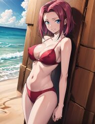 ai_generated blue_eyes blush code_geass female kallen_stadtfeld red_hair stable_diffusion