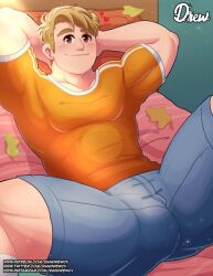 big_thighs bulge clothed heartstopper kit_connor male_only nick_nelson randrewcv