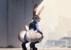 judy hopps from zootopia by iloveass256