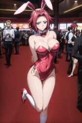 ai_generated blue_eyes blush code_geass female high_heels kallen_stadtfeld red_hair stable_diffusion