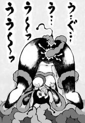 anal_juice anal_sex antenna_hair antennae big_ass big_breasts black_and_white black_fur black_hair dance_mephisto demon_girl go_nagai hairy_pussy hanappe_bazooka milking moaning monochrome open_mouth pussy_juice succubus suspended_via_tentacles tentacle tentacle_around_breasts tentacle_penetration tentacle_rape tentacle_sex tentacle_sucking_breasts tied