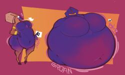 big_breasts blueberry_inflation breasts female huge_breasts smokey_blokey sunken_limbs thick_thighs wide_hips