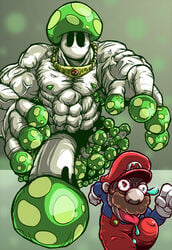 1up_mushroom affront_to_nature gay imminent_rape kuu_(artist) male_only mario mario_(series) mushroom nightmare_fuel nintendo straight_hair super_mario_bros.