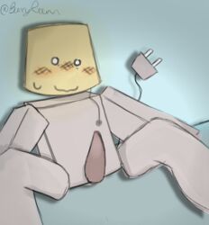 1boy blocky_body dick grey_skin lampert_(regretevator) nickkson penis regretevator roblox roblox_game robloxian self_upload solo_male tagme