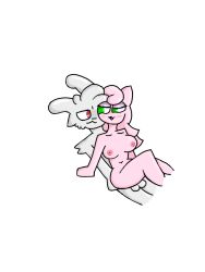 anthro balls bunny furry hi_res jigglypuff nxiz pokemon pokemon_(species) self_upload