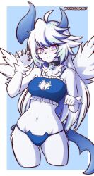 1girls absol big_breasts breasts female mega_absol mega_evolution pokemon pokemon_(species) thick_thighs wide_hips yorusagi