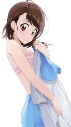 breasts embarrassed nisekoi onodera_kosaki partially_clothed