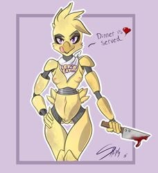 chica (fnaf) from five nights at freddy's by stick-shiply