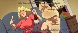 2026 2d 2d_(artwork) 2d_artwork barefoot color colored dialogue feet feet_fetish feet_focus female female_focus female_only female_solo foot foot_fetish foot_focus kiryu-sketchbook nickelodeon rita_loud solo solo_female solo_focus text the_loud_house