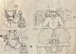 2023 2d a1uvion character_request traditional_media_(artwork)