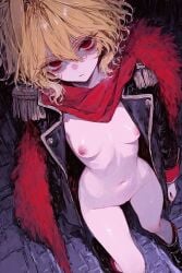 ai-generated breasts commentary don_quixote_(project_moon) english_commentary highres la_manchaland's_don_quixote_(project_moon) limbus_company nude project_moon self-upload small_breasts