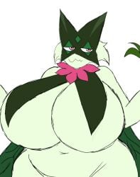 1girls 2026 anthro big_breasts breasts breasts_bigger_than_head female female_only furry furry_female furry_only huge_breasts meowscarada momiji_(artist) pokemon pokemon_(species) tagme