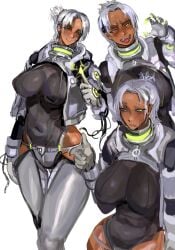 1girls big_breasts cybernetics huge_breasts looking_at_viewer sfour