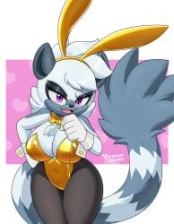1girls big_breasts bow breasts bunny_ears bunny_girl bunny_suit bunnysuit byghosteduard female girl idw_publishing lemur mobian sega sexy solo sonic_the_hedgehog_(comics) sonic_the_hedgehog_(idw) sonic_the_hedgehog_(series) tail tangle_the_lemur yellow_bow yellow_bunny_ears yellow_bunnysuit