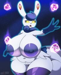 1girls 2025 anthro big_breasts breasts female female_only furry furry_female furry_only hexami meowstic nipples nude nude_female pokemon pokemon_(species) psychic psychic_powers tagme