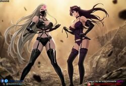bambietta_basterbine bambietta_chan big_breasts bleach huge_breasts large_breasts one-punch_man patreon pixiv_commission teaser teasing