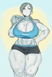 2d 2d_(artwork) big_ass big_boobs big_breasts big_butt big_hips big_thighs dumbwitchyy fit fitness hi_res highres hips hips_wider_than_shoulders huge_ass huge_breasts huge_butt huge_hips huge_thighs muscles muscular muscular_arms muscular_female muscular_legs muscular_thighs nintendo sports_bra sports_shorts sports_uniform spots super_mario_bros. tagme tank_top visible_pussy white_body white_skin wide_hips wide_thighs wii wii_fit wii_fit_trainer wii_fit_trainer_(female)
