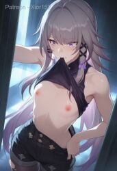 flat_chest herta_(honkai:_star_rail) honkai:_star_rail honkai_(series) hsr the_herta_(honkai:_star_rail)