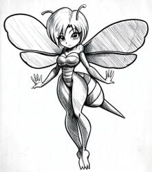 ai-created ai_animation ai_assisted ai_generated animated bending_forward cleavage female female_focus female_only medium_breasts moving_towards_viewer shyunchained stinger stinger_(anatomy) tagme video wasp wings