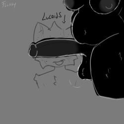 bullying cock cock_over_eyes cock_worship fluxxyboyowo furry futa_on_male futanari gay teasing teasing_viewer teasing_with_penis