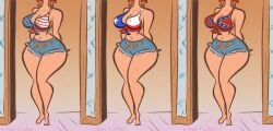 big_ass big_breasts cartoon_network edit hugotendaz large_ass large_breasts mature_female milf miss_bellum powerpuff_girls red_hair redhead sara_bellum thick_thighs wide_hips
