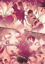 ensemble_stars! male male_only mika_kagehira rape shu_itsuki tentacle tentacle_on_male tentacle_rape