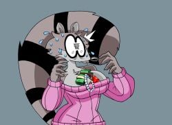 1girls 2026 anthro anthro_female anthro_only big_tail breasts fanart fanart_from_twitter furry furry_female furry_only oc original_character raccoon raccoon_girl tagme tagme_(character) tail uva_the_raccoon