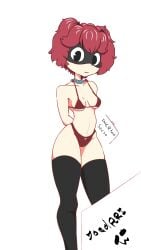joedalri nitori_san pigtails red_hair short_hair small_breasts