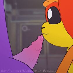 blowjob catnap_(poppy_playtime) cum dogday_(poppy_playtime) mob_entertainment poppy_playtime smiling_critters tapering_penis
