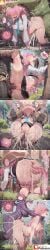 1girl 2026 2d absurd_res absurd_resolution absurdres after_vaginal ai_generated anal animal_ears anus ass ass_ripple bestiality blue_archive breasts censored comic cum cum_in_ass cum_in_pussy cum_overflow cumdrip doggystyle fertilization gloves goblin group_sex halo heart hetero hi_res high_quality high_resolution highres hoshino_(blue_archive) huge_penis image impregnation inflation interspecies large_breasts large_insertion long_sleeves monster multiple_boys necktie nipples open_mouth outdoors ovum patreon patreon_username penis pink_hair pussy rape raped raped_by_monster raped_female sex sex_from_behind shirt skirt sperm_cell stomach_bulge tail tongue tongue_out torn_clothes torn_pantyhose uncensored uncensured vaginal watermark white_shirt xdomikami