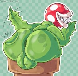 1boy 2d aceekdarzty alternate_version_at_source alternate_version_available anus anus_peak ass ass_bigger_than_head ass_focus ass_to_viewer backsack balls ballsack big_ass big_balls big_butt big_butt_(male) big_lips big_lips_no_eyes fat_ass flora_fauna flowerpot genitals grinning grinning_at_viewer highres huge_ass laughing laughing_at_viewer leaf leaf_hands looking_at_viewer looking_back_at_viewer male male_only mario_(series) monster monster_boy motion_lines mouth naked nintendo no_eyes no_sex non-human nonhuman nude perineum piranha_plant plant plant_monster presenting_hindquarters sharp_teeth simple_background slapping_butt smiling solo solo_male spanking spanking_ass spanking_own_ass spots_on_ass spots_on_balls spotted_body teeth thick_thighs thighs twitter_link wobbling_ass