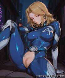 absurd_res ai_generated alley alley_sex alleyway alternate_version_at_source alternate_version_available backalley blonde blonde-haired_female blonde_female blonde_hair blonde_hair_female bodysuit cute cute_face female female_focus full_body_suit hi_res highres looking_at_viewer looking_pleasured marvel marvel_comics marvel_rivals medium_breasts night outdoor_nudity outdoor_sex outdoors outercourse outside ozziru patreon public public_exposure public_nudity public_sex pussy seductive seductive_eyes seductive_look seductive_pose self_upload sexy sexy_body sexy_female sexy_pose sitting solo solo_female solo_focus spread_legs submissive submissive_female sue_storm uncensored video_game video_game_character video_games