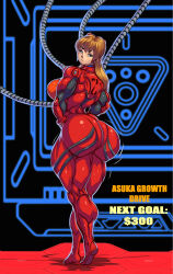 ass asuka_langley_sohryu b9tribeca big_ass breasts bubble_butt female large_ass neon_genesis_evangelion wide_hips