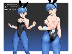 1girls 2025 artist_name ass blackpoison27 blue_eyes blue_hair blue_pantyhose bulma_(bunny) bulma_briefs bunny_ears bunny_ears_headband bunny_tail bunnysuit cuffs_(clothing) detached_collar dragon_ball dragon_ball_super female female_only looking_at_viewer mature_female milf neck_ribbon pantyhose solo thick_ass very_high_resolution wrist_cuffs